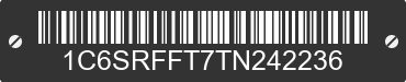2026 RAM 1500 1C6SRFFT7TN242236 VIN decoded