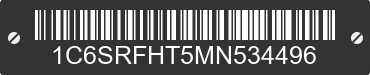 2021 RAM 1500 1C6SRFHT5MN534496 VIN decoded