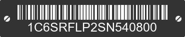 2025 RAM 1500 1C6SRFLP2SN540800 VIN decoded