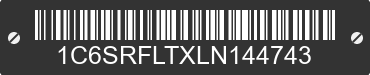 2020 RAM 1500 1C6SRFLTXLN144743 VIN decoded