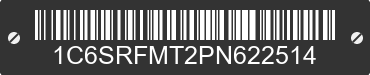 2023 RAM 1500 1C6SRFMT2PN622514 VIN decoded