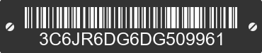 2013 RAM 1500 3C6JR6DG6DG509961 VIN decoded