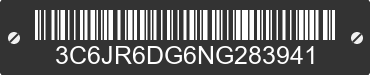 2022 RAM 1500 3C6JR6DG6NG283941 VIN decoded
