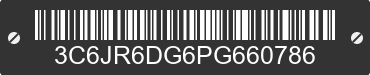 2023 RAM 1500 3C6JR6DG6PG660786 VIN decoded