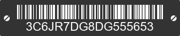 2013 RAM 1500 3C6JR7DG8DG555653 VIN decoded