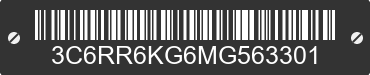 2021 RAM 1500 3C6RR6KG6MG563301 VIN decoded