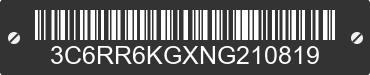 2022 RAM 1500 3C6RR6KGXNG210819 VIN decoded