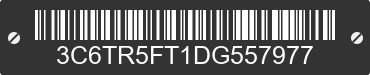 2013 RAM 2500 3C6TR5FT1DG557977 VIN decoded