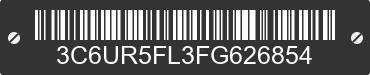 2015 RAM 2500 3C6UR5FL3FG626854 VIN decoded