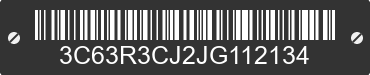 2018 RAM 3500 3C63R3CJ2JG112134 VIN decoded