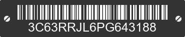 2023 RAM 3500 3C63RRJL6PG643188 VIN decoded