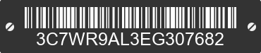 2014 RAM 3500 3C7WR9AL3EG307682 VIN decoded