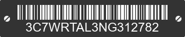 2022 RAM 3500 3C7WRTAL3NG312782 VIN decoded