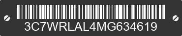 2021 RAM 4500 3C7WRLAL4MG634619 VIN decoded