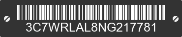 2022 RAM 4500 3C7WRLAL8NG217781 VIN decoded