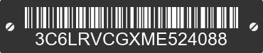 2021 RAM ProMaster 2500 3C6LRVCGXME524088 VIN decoded