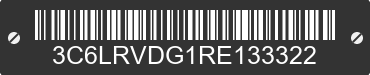 2024 RAM ProMaster 2500 3C6LRVDG1RE133322 VIN decoded