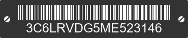2021 RAM Promaster 2500 3C6LRVDG5ME523146 VIN decoded