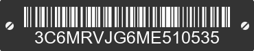 2021 RAM ProMaster 3500 3C6MRVJG6ME510535 VIN decoded