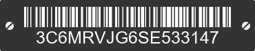 2025 RAM ProMaster 3500 3C6MRVJG6SE533147 VIN decoded