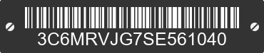 2025 RAM ProMaster 3500 3C6MRVJG7SE561040 VIN decoded
