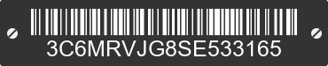 2025 RAM ProMaster 3500 3C6MRVJG8SE533165 VIN decoded