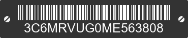 2021 RAM ProMaster 3500 3C6MRVUG0ME563808 VIN decoded