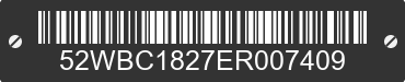 2014 RED OAK MFG Red Oak Mfg 52WBC1827ER007409 VIN decoded