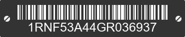 2016 REITNOUER INC Reitnouer Inc 1RNF53A44GR036937 VIN decoded