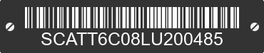 2020 ROLLS ROYCE Phantom SCATT6C08LU200485 VIN decoded