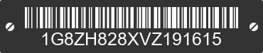 1997 SATURN SW1 1G8ZH828XVZ191615 VIN decoded