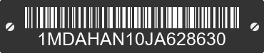 2018 SHORELAND'R ShoreLand'r 1MDAHAN10JA628630 VIN decoded