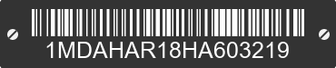 2017 SHORELAND'R ShoreLand'r 1MDAHAR18HA603219 VIN decoded