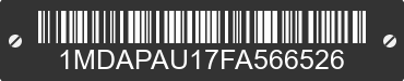 2015 SHORELAND'R ShoreLand'r 1MDAPAU17FA566526 VIN decoded