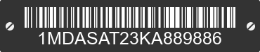 2019 SHORELAND'R ShoreLand'r 1MDASAT23KA889886 VIN decoded