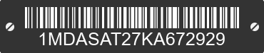 2019 SHORELAND'R ShoreLand'r 1MDASAT27KA672929 VIN decoded