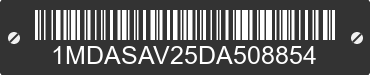 2013 SHORELAND'R ShoreLand'r 1MDASAV25DA508854 VIN decoded