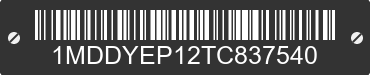 1996 SHORELAND'R ShoreLand'r 1MDDYEP12TC837540 VIN decoded