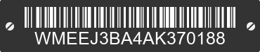 2010 SMART Fortwo WMEEJ3BA4AK370188 VIN decoded