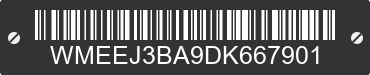 2013 SMART Fortwo WMEEJ3BA9DK667901 VIN decoded