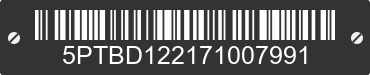 2007 SNAKE RIVER TRAILER SNAKE RIVER TRAILER 5PTBD122171007991 VIN decoded
