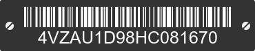 2017 SPARTAN MOTORS CHASSIS K2 4VZAU1D98HC081670 VIN decoded