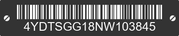 2022 SPRINGDALE Springdale 4YDTSGG18NW103845 VIN decoded