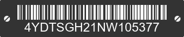 2022 SPRINGDALE Springdale 4YDTSGH21NW105377 VIN decoded