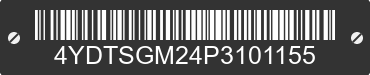 2023 SPRINGDALE Springdale 4YDTSGM24P3101155 VIN decoded