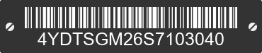 2025 SPRINGDALE Springdale 4YDTSGM26S7103040 VIN decoded