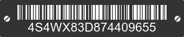 2007 SUBARU B9 Tribeca 4S4WX83D874409655 VIN decoded