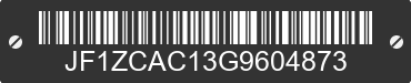 2016 SUBARU BRZ JF1ZCAC13G9604873 VIN decoded