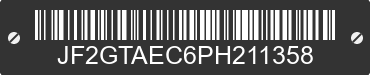 2023 SUBARU Crosstrek JF2GTAEC6PH211358 VIN decoded
