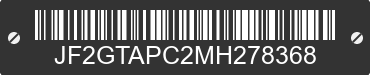 2021 SUBARU Crosstrek JF2GTAPC2MH278368 VIN decoded